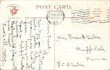 Postcard 1910 Thanksgiving Turkey Jersey City NJ to Ruffsdale PA $$ 395398