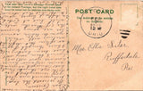 Postcard 1910 Graduation Good Wishes Lodi OH to Ruffsdale PA $$ 395404