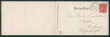 Postcard TWO PANES 1908 Lower Falls Spokane to Seattle WA $$ 395420