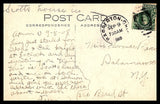 Postcard RP 1908 House Akron OH to Salamanca NY $$ 395429