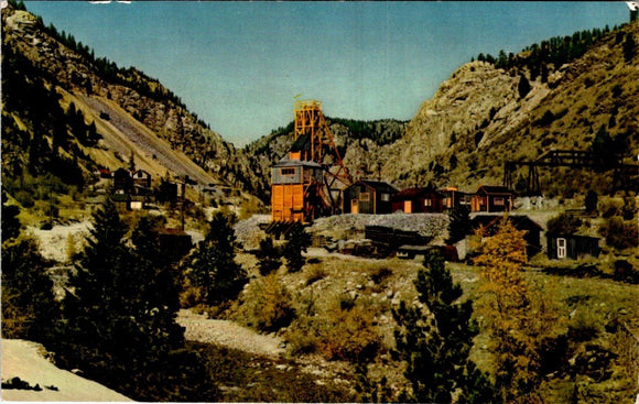 Postcard Gold Mine Virginia City NV unaddressed $$ 395449