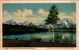 Postcard 1940 Teton Lake WY Moscow to Boise ID $$ 395451