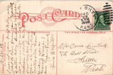 Postcard 1906 Ft. Mac Kenzie WY Ft. Riley KA to Seattle WA $$ 395456
