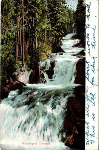 Postcard 1908 Washington Torrents Mount Vernon to Ft. Casey WA $$ 395468