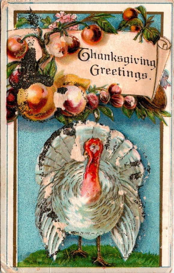 Postcard 1911 Thanksgiving Youngwood to Ruffsdale PA $$ 395490
