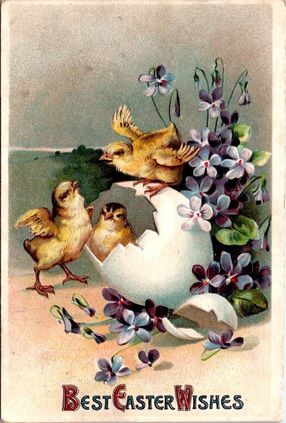 Postcard 1910 Easter Scottdale to Ruffsdale PA $$ 395491
