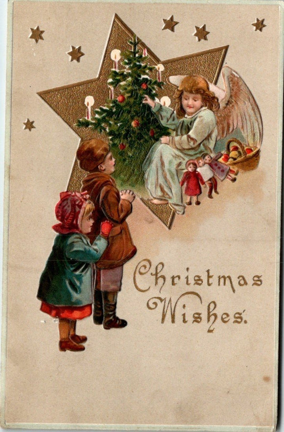 Postcard VINTAGE Christmas to Ruffsdale PA $$ 395518