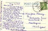 Postcard 1928 Hotel Macatawa to Montague MI $$ 395559