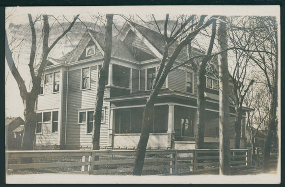 Postcard RP 1909 House Photo to Boise ID $$ 395564