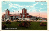Postcard 1920 Municipal Pier Chicago IL to Stockton CA $$ 395582