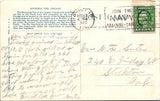 Postcard 1920 Municipal Pier Chicago IL to Stockton CA $$ 395582