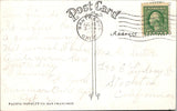 Postcard 1923 Casa Del Rey Santa Cruz to Stockton CA $$ 395583