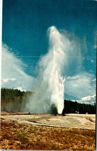Postcard Beehive Geyser Yellowstone National Park unaddressed $$ 395594