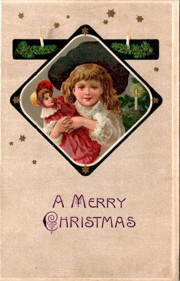Postcard VINTAGE Christmas to Ruffsdale PA $$ 395612