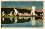 Postcard Geyser Hill Yellowstone National Park unaddressed $$ 395632