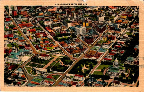 Postcard 1946 Denver CO to Salmon ID $$ 395691