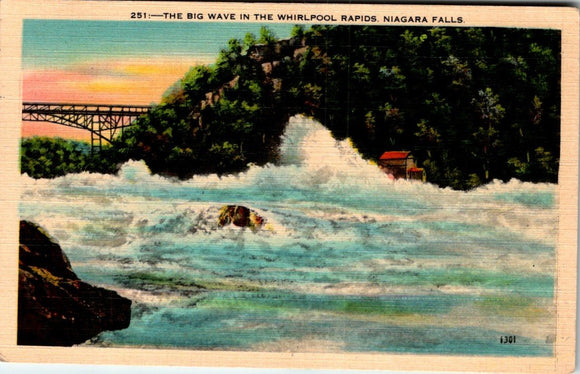 Postcard 1941 Niagara Falls NY to Salmon ID $$ 395699