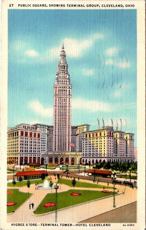 Postcard 1940 Cleveland OH to Salmon ID $$ 395702