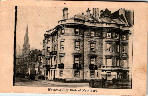 Postcard 1901 Women's City Club NY to Salmon ID $$ 395724