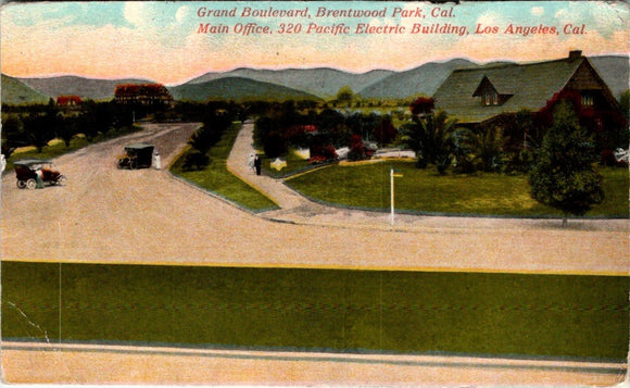 Postcard 1911 Brentwood CA to Arden NV $$ 395735