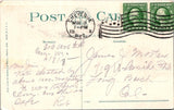 Postcard 1908 RR Shale Cut Wilkins WY to Long Beach CA $$ 395740