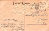 Postcard 1911 Floral Greeting to/from Ruffsdale PA $$ 395775