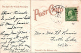 Postcard 1909 Christmas Birds to Turtle Lake WI $$ 395786