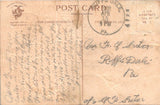 Postcard 1908 Easter Birds to/from Ruffsdale PA $$ 395787