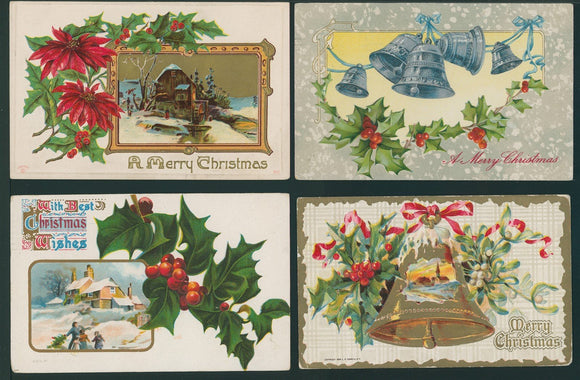 Postcards ASSORTMENT of ANTIQUE Christmas Cards $$ 395798