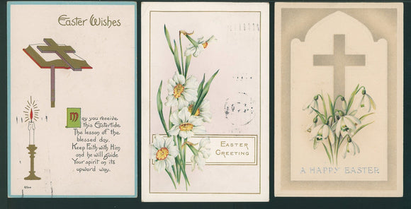 Postcards ASSORTMENT of ANTIQUE Easter Cards $$ 395804