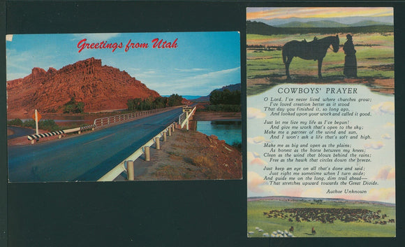 Postcards ASSORTMENT State of Utah Scenes $$ 395831