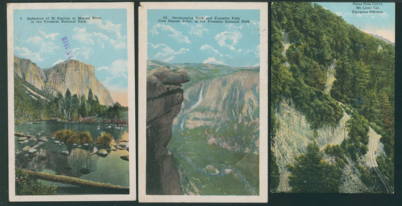 Postcards ASSORTMENT State of California Scenes $$ 395845