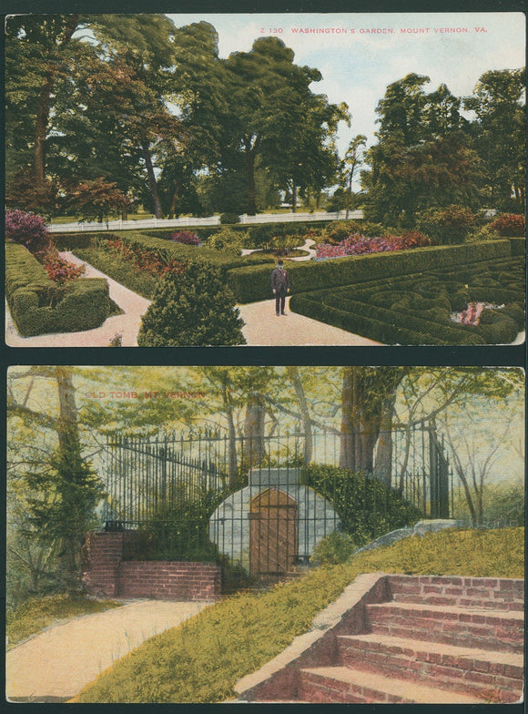Postcards George Washington Estate Mount Vernon VA $$ 395853