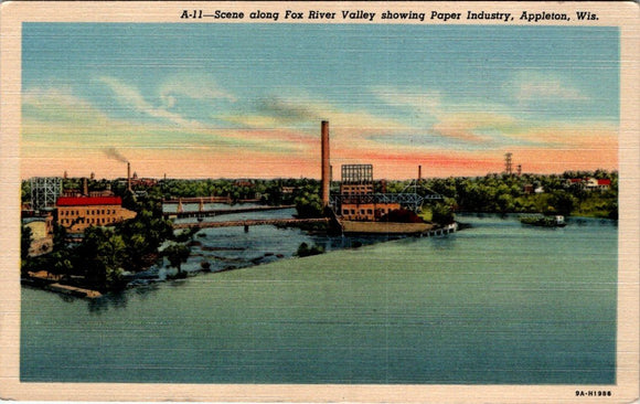 Postcard 1952 Appleton WI to Salmon ID $$ 395877