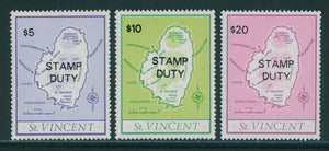 St. Vincent Scott #AR1-AR3 MNH Map of St. Vincent CV$13+ 395918