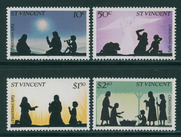 St. Vincent Scott #683-686 MNH Christmas 1983 CV$2+ 395923