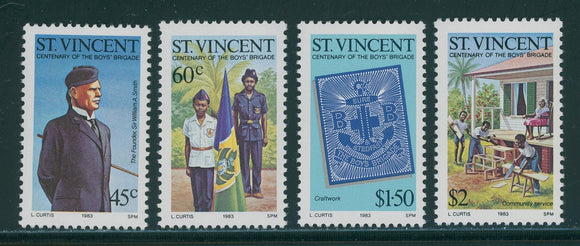 St. Vincent Scott #679-682 MNH Scouting Year CV$2+ 395928