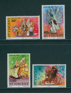 St. Vincent Scott #655-658 MNH Carnival 1982 CV$2+ 395930