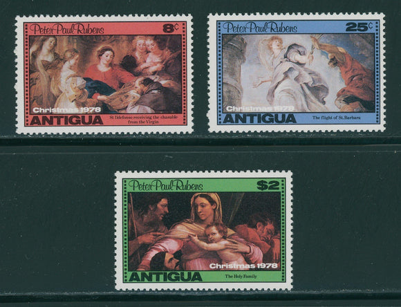 Antigua Scott #524-526 MNH Christmas 1978 $$ 396311
