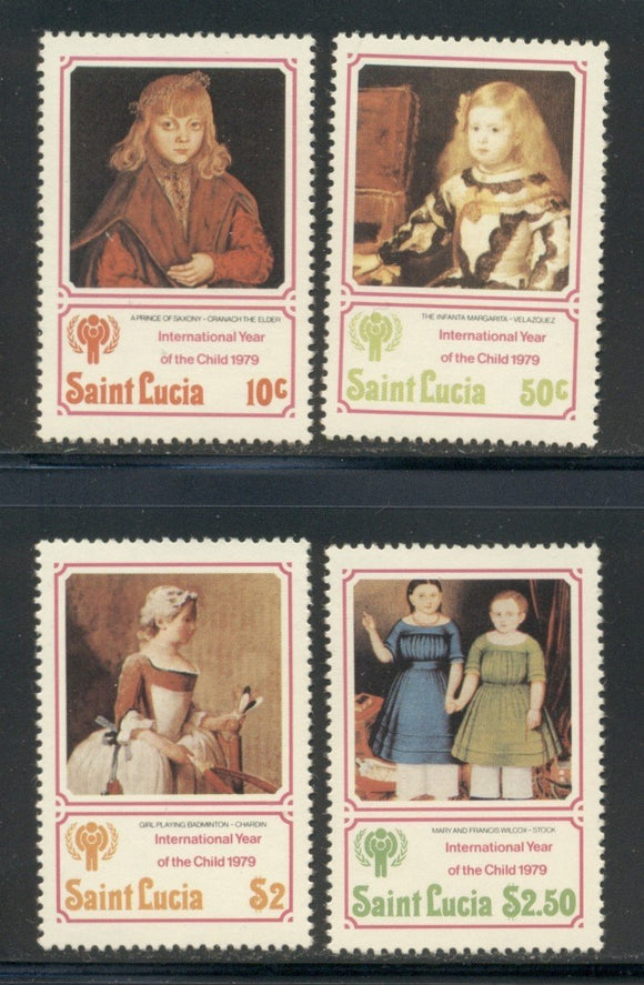 St. Lucia Scott #473-476 MNH Int'l Year of the Child IYC $$ 396334