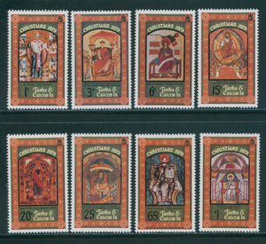 Turks & Caicos Scott #409-416 MNH Christmas Icons Illuminations $$ 406790