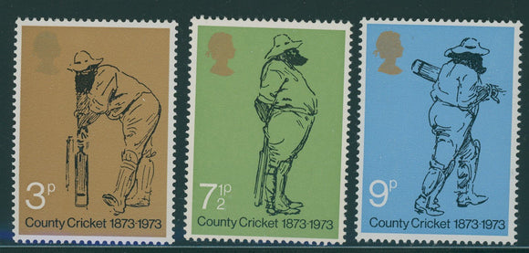 Great Britain Scott #694-696 MNH Country Cricket $$ 406827