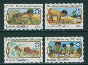Maldive Islands Scott #956-959 MNH Scouting Year CV$3+ 408491