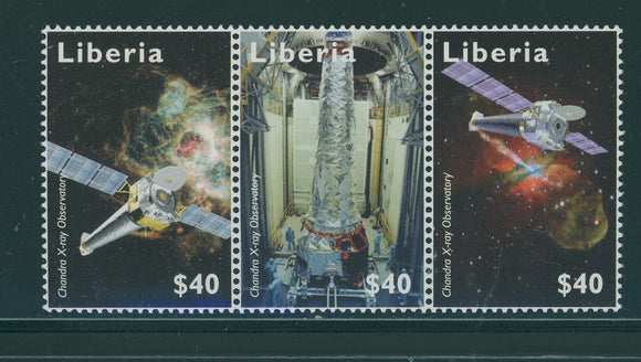 Liberia Scott #2513 MNH STRIP 2008 Space Achievements CV$9+ 408504