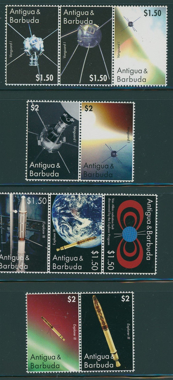 Antigua Scott #3013-3016 MNH Space Achievements CV$17+ 408542