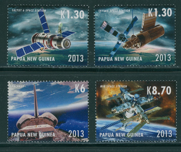 Papua New Guinea Scott #1697-1700 MNH Space Exploration CV$15+ 408574
