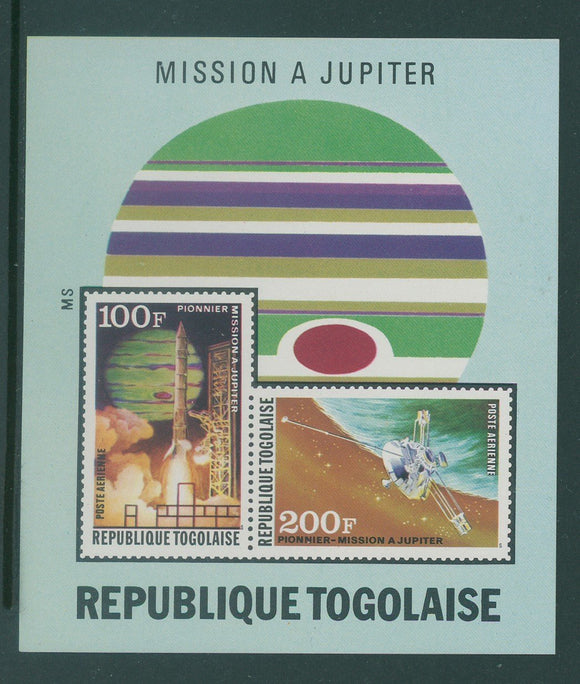 Togo Scott #C345a IMPERF MNH S/S Space Mission to Jupiter $$ 408625