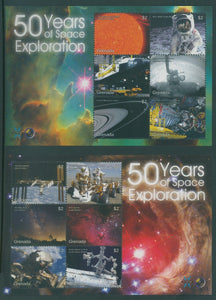 Grenada Scott #3698-3699 MNH SHEETS 50 Years of Space Exploration CV$18+ 408665