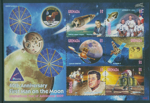 Grenada Scott #3725 MNH S/S 1st Man on Moon 40th ANN CV$9+ 408666