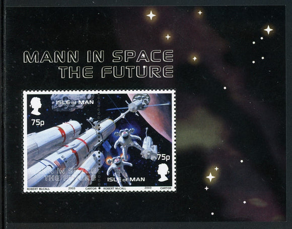 Isle of Man Scott #985 MNH S/S Space Exploration CV$4+ 408681